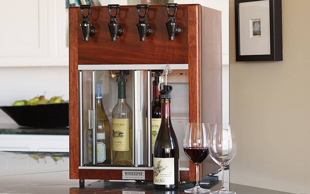 WineKeeper 7767 - Monterey 6 Bottle Wine Dispenser Preservation Unit -  Laminate